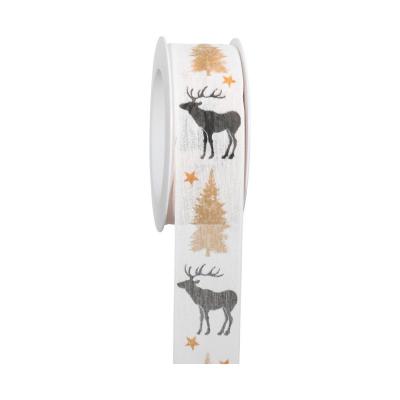 Hirschgarten mit Draht weiß