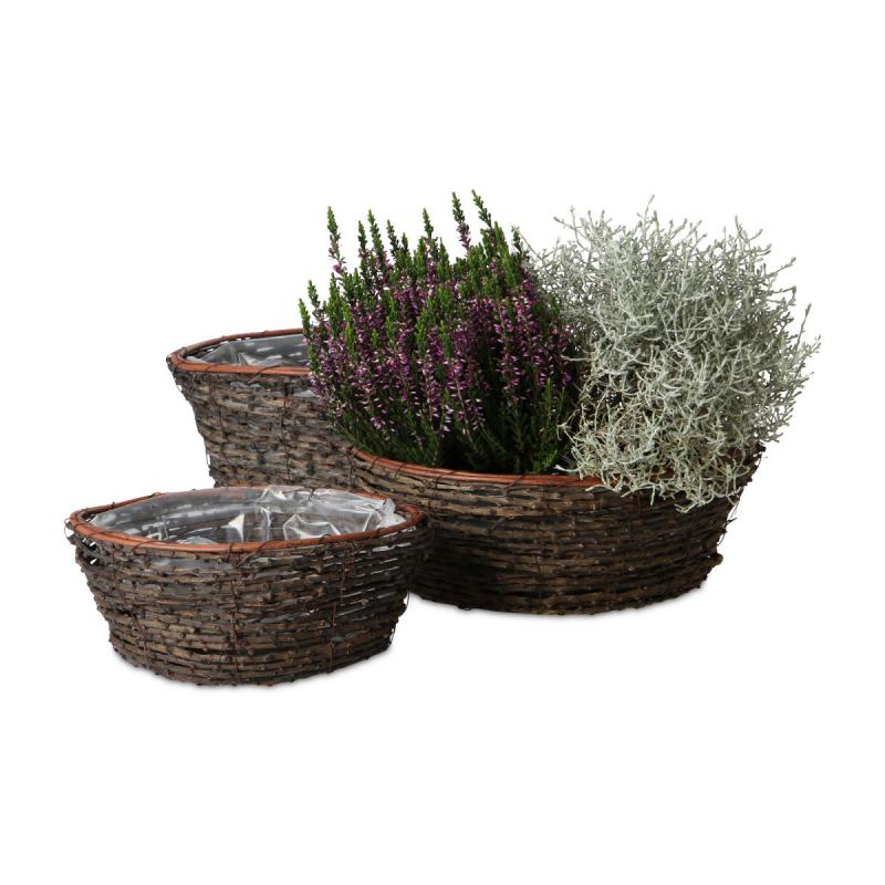 Korbschale bootsförmig