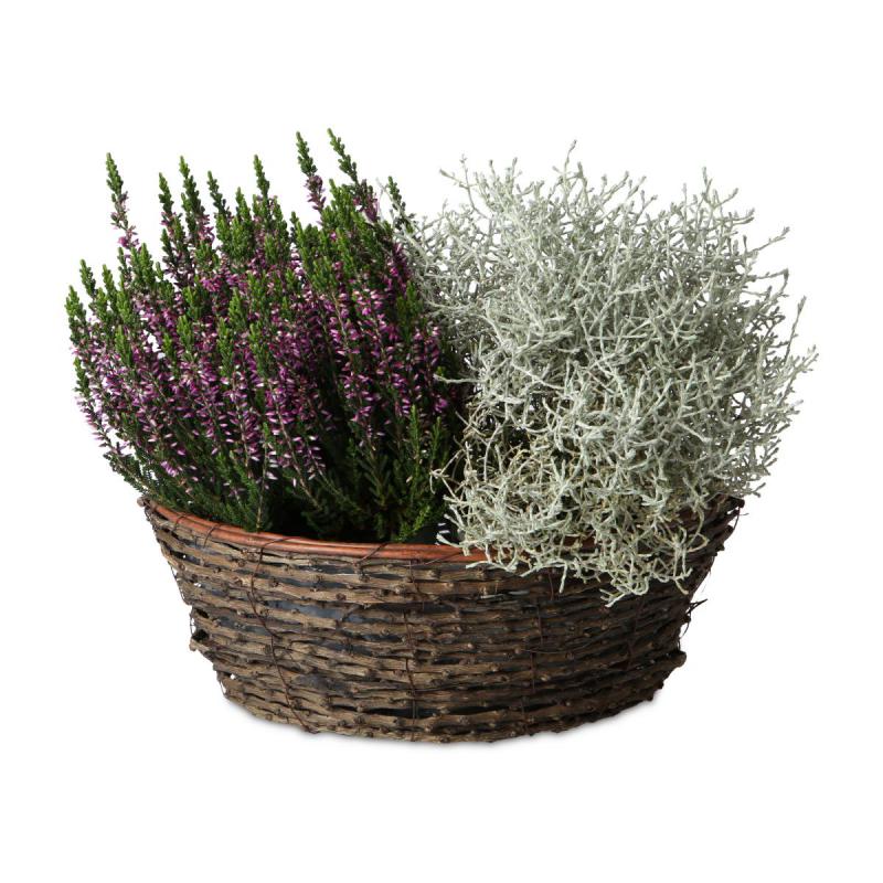 Korbschale bootsförmig