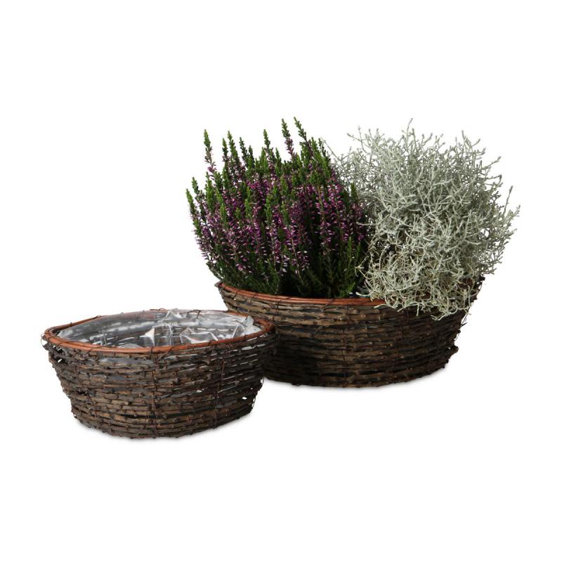 Korbschale bootsförmig