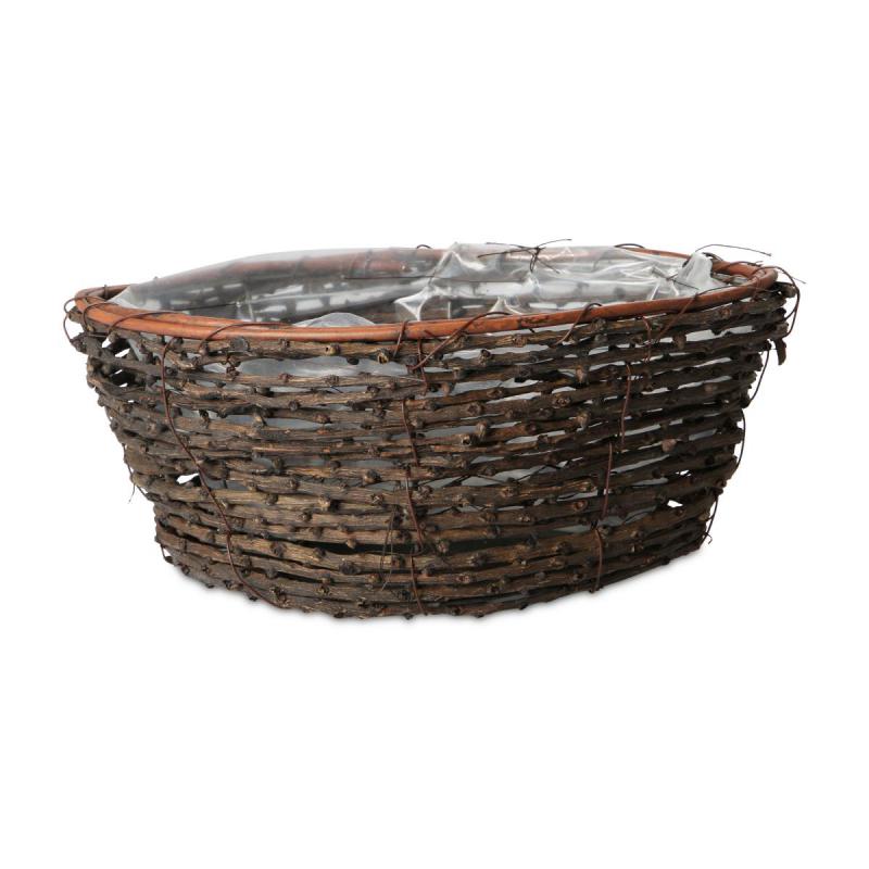 Korbschale bootsförmig