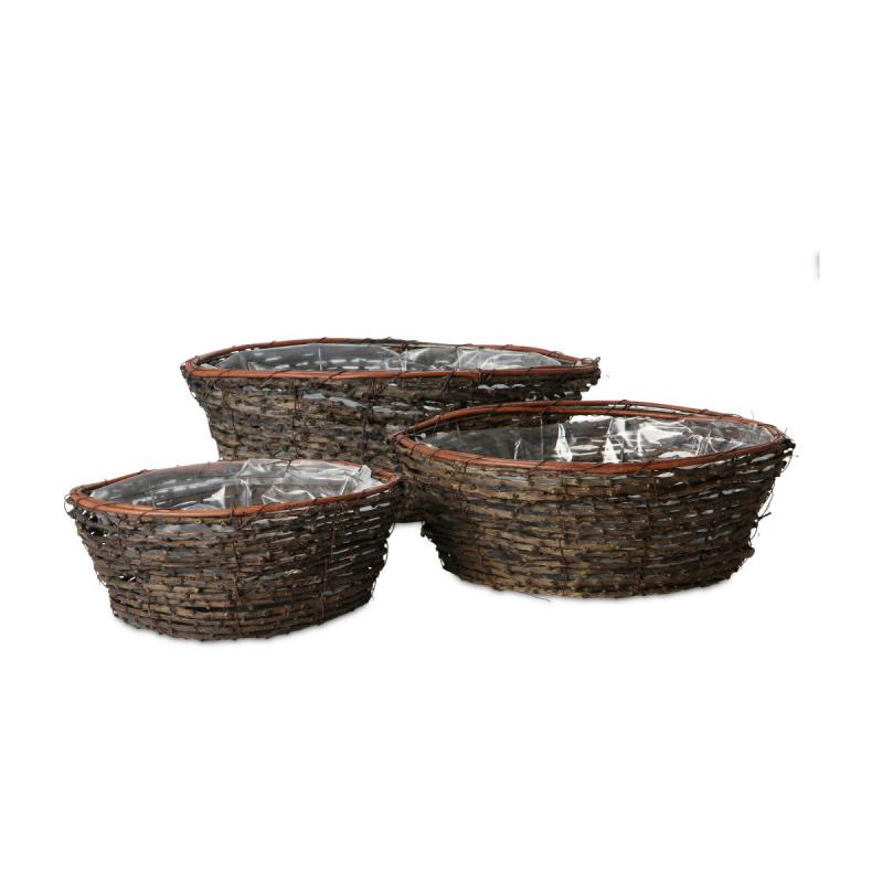 Korbschale bootsförmig