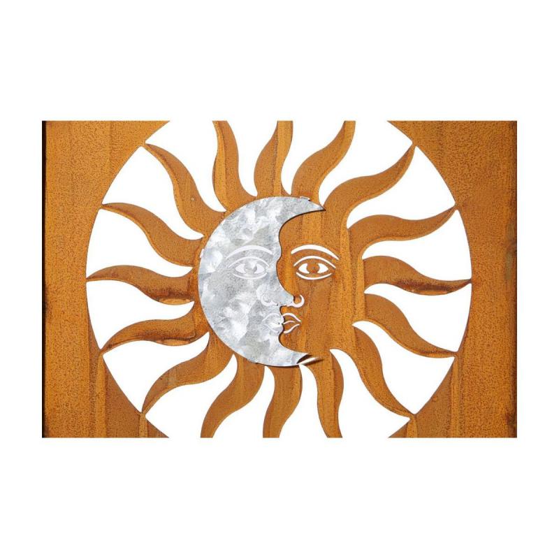 Gartenschild mit Sonne