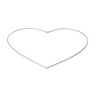 Metall-Herzh&auml;nger Matt Gold