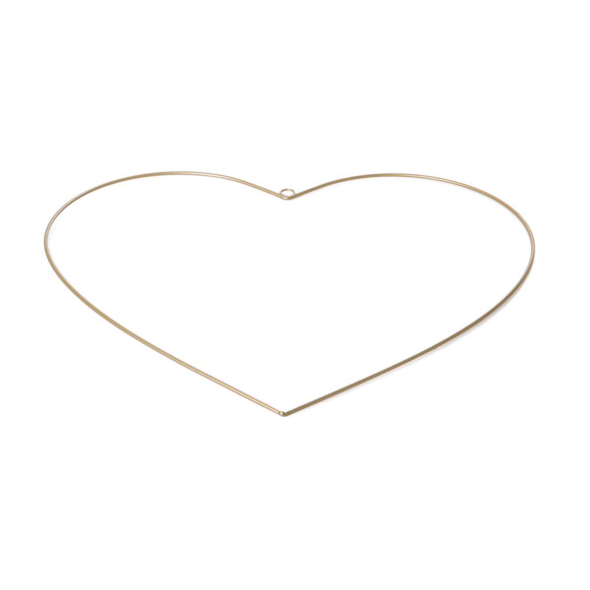 Metall-Herzh&auml;nger Matt Gold