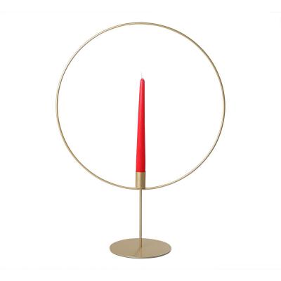 Metall-Kerzenhalter Rund