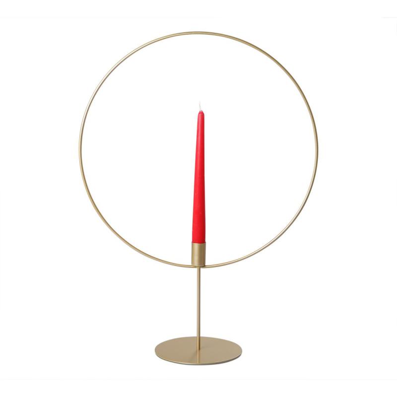 Metall-Kerzenhalter Rund