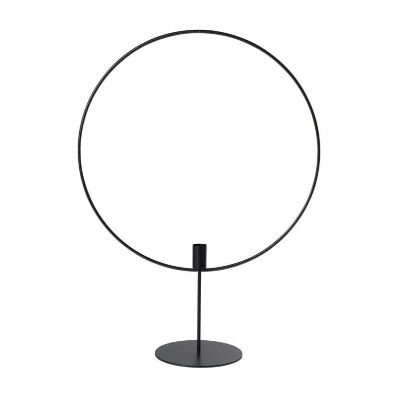 Metall-Kerzenhalter Rund
