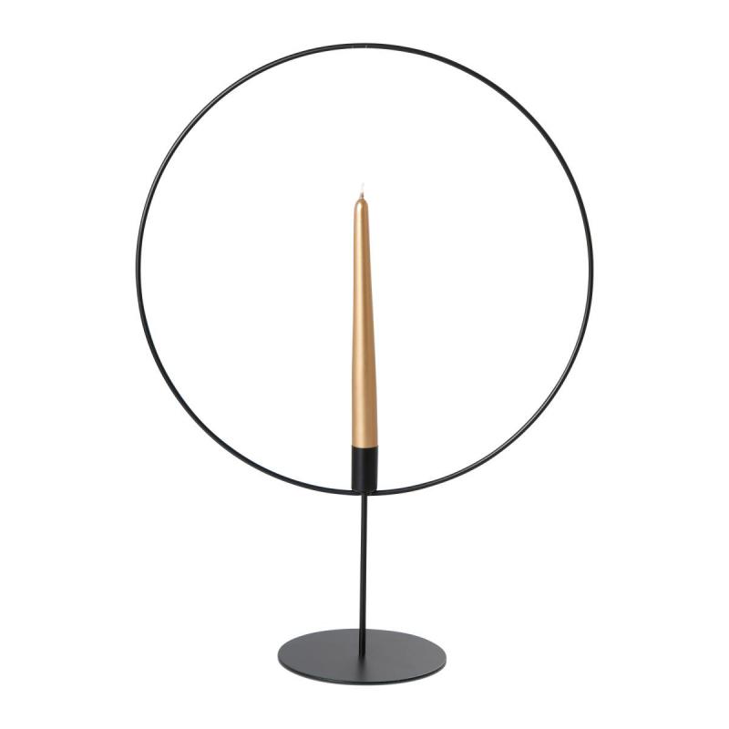 Metall-Kerzenhalter Rund