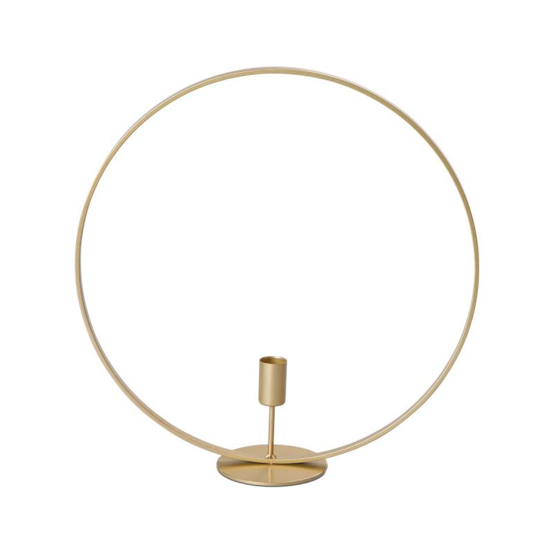 Metall-Kerzenhalter Rund