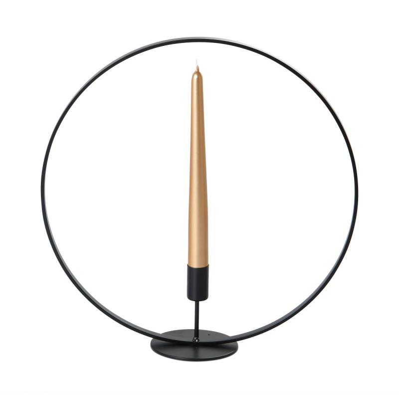 Metall-Kerzenhalter Rund