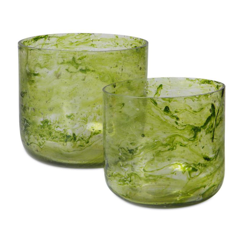 Topf grün mit Blasen