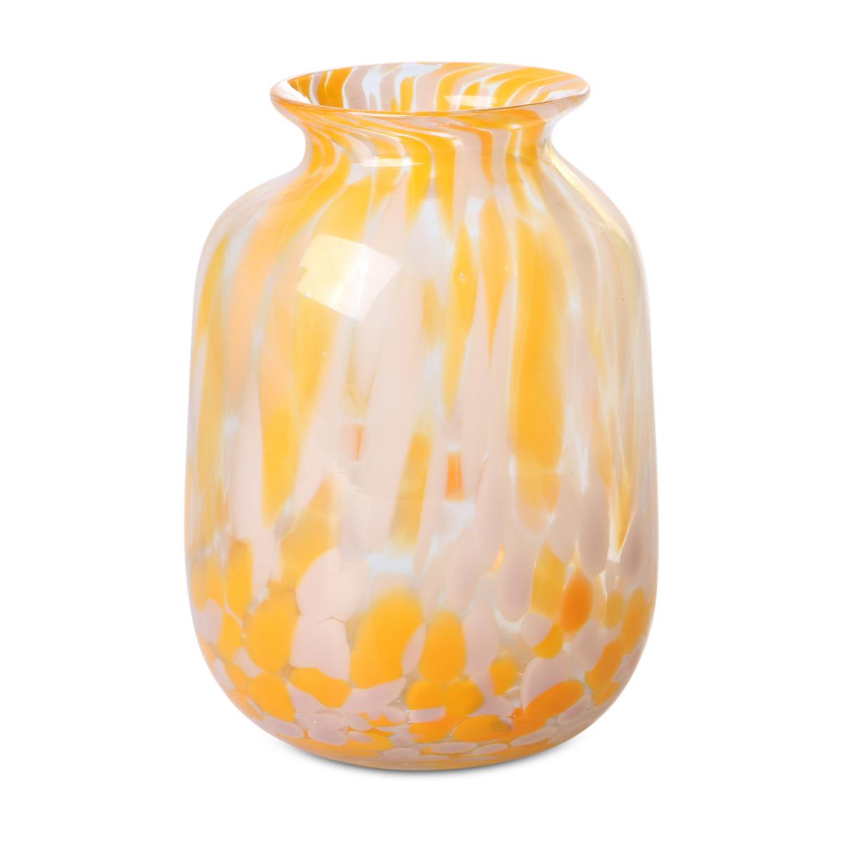 Tischvase mit Farbeinschlüsse