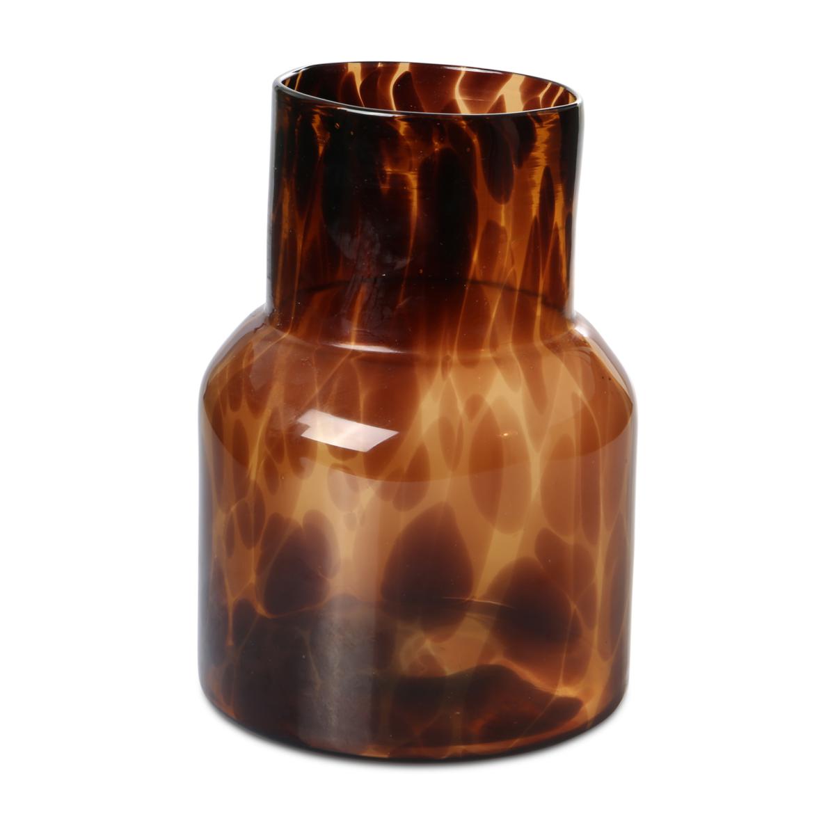 Gerade Vase mit Farbeinschlüsse