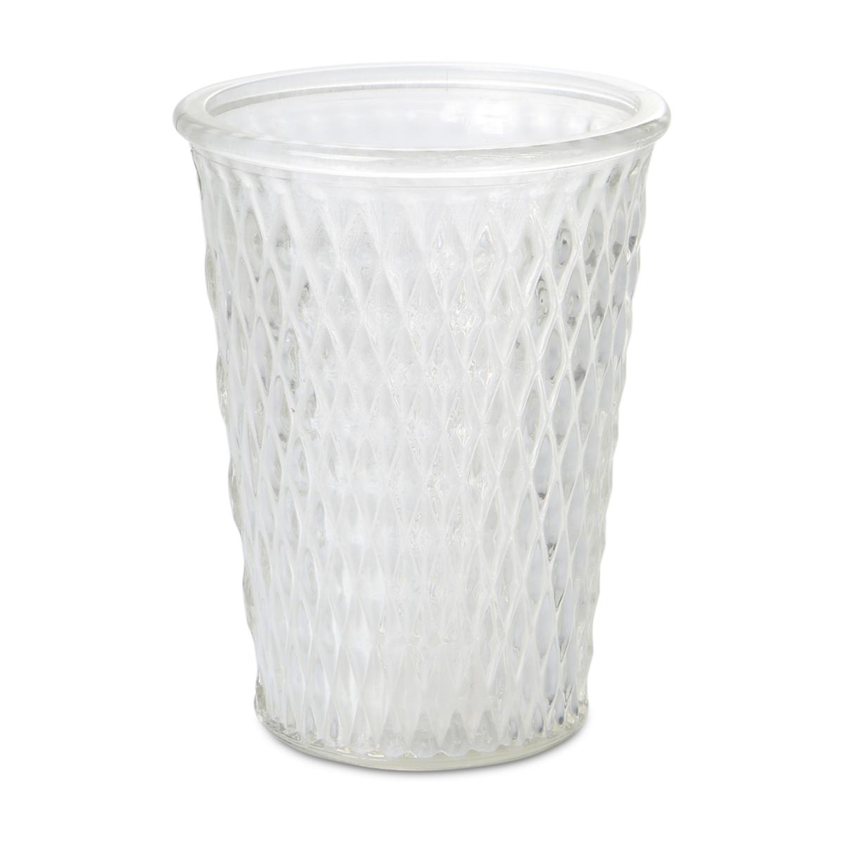 Glas Topf mit Struktur