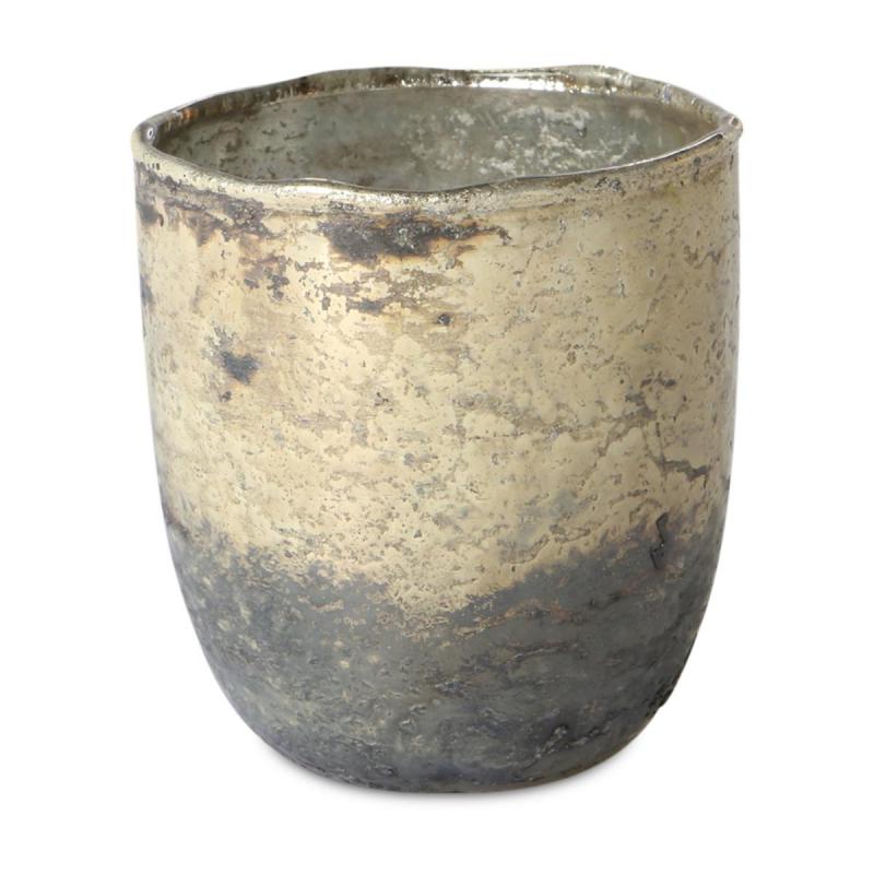 Teelicht Farbverlauf gold glänzend