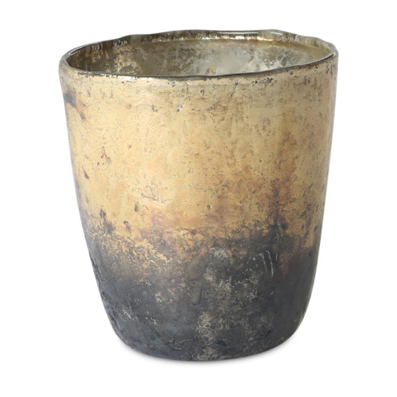 Windlicht Farbverlauf gold glänzend