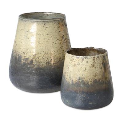 Vase Farbverlauf gold glänzend