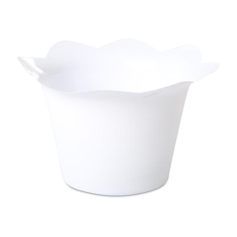 Töpfe Wellenrand für 10,5/11er weiß