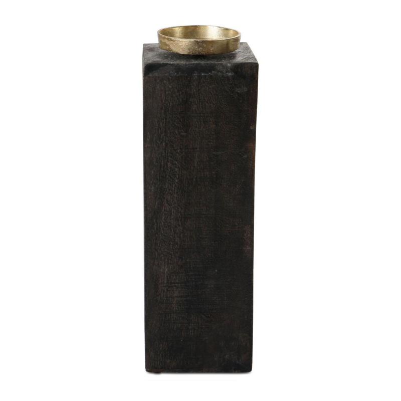 Kerzenständer Holz-Alu