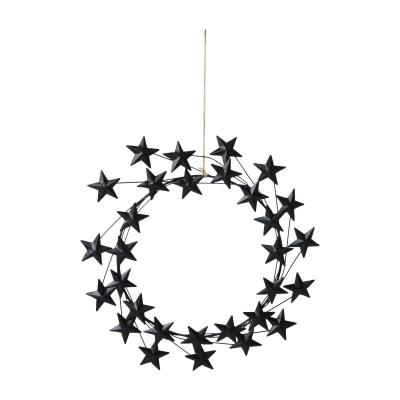 Metall-Sternkreis schwarz
