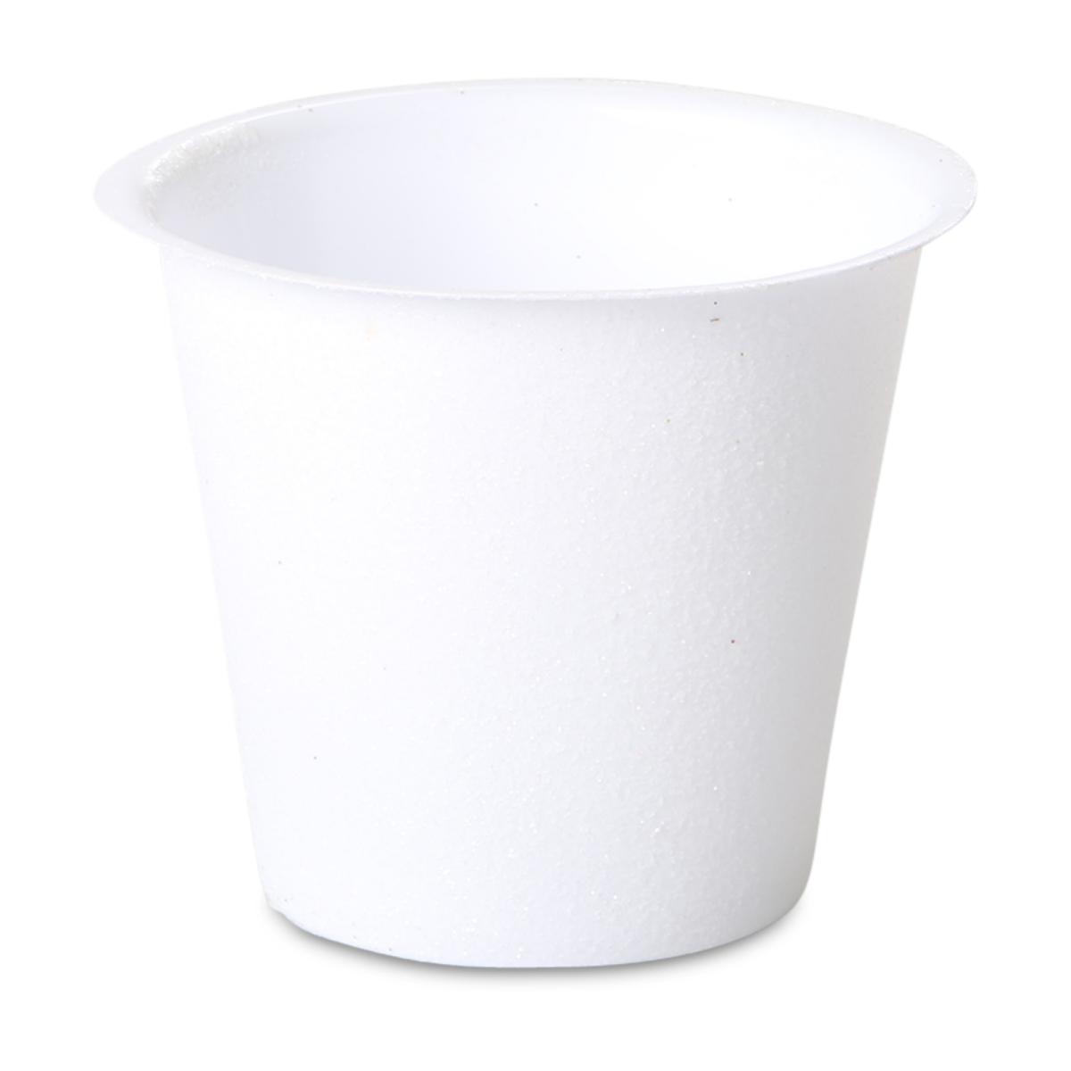 Glitter-T&ouml;pfe f&uuml;r 6,5er wei&szlig;