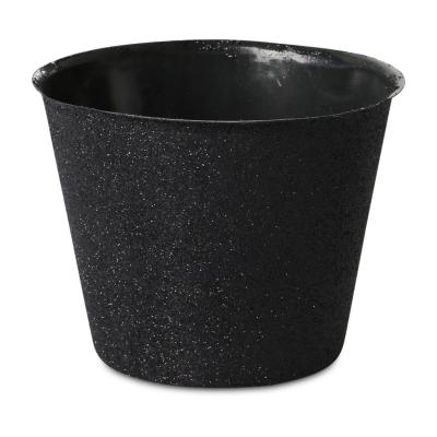 Glitter-T&ouml;pfe f&uuml;r 10,5er schwarz