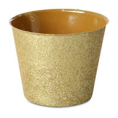 Glitter-T&ouml;pfe f&uuml;r 10,5er gold