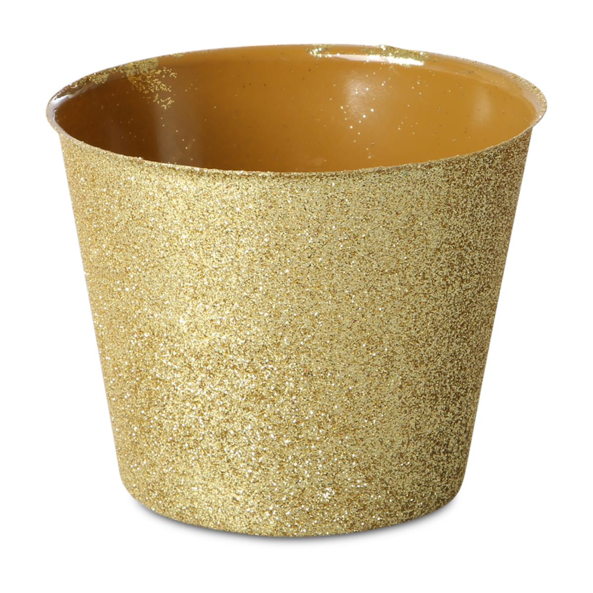 Glitter-T&ouml;pfe f&uuml;r 10,5er gold