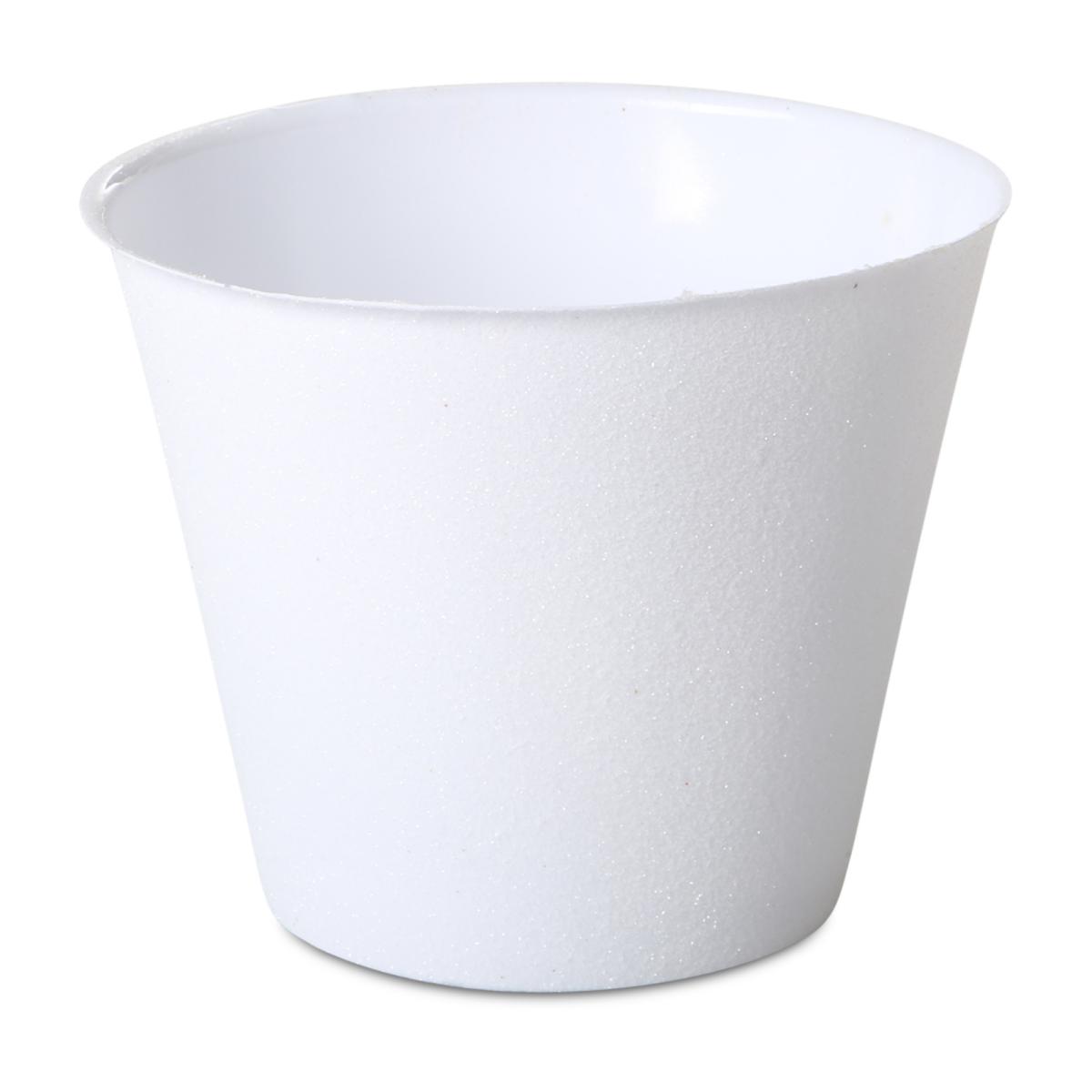 Glitter-T&ouml;pfe f&uuml;r 12er wei&szlig;