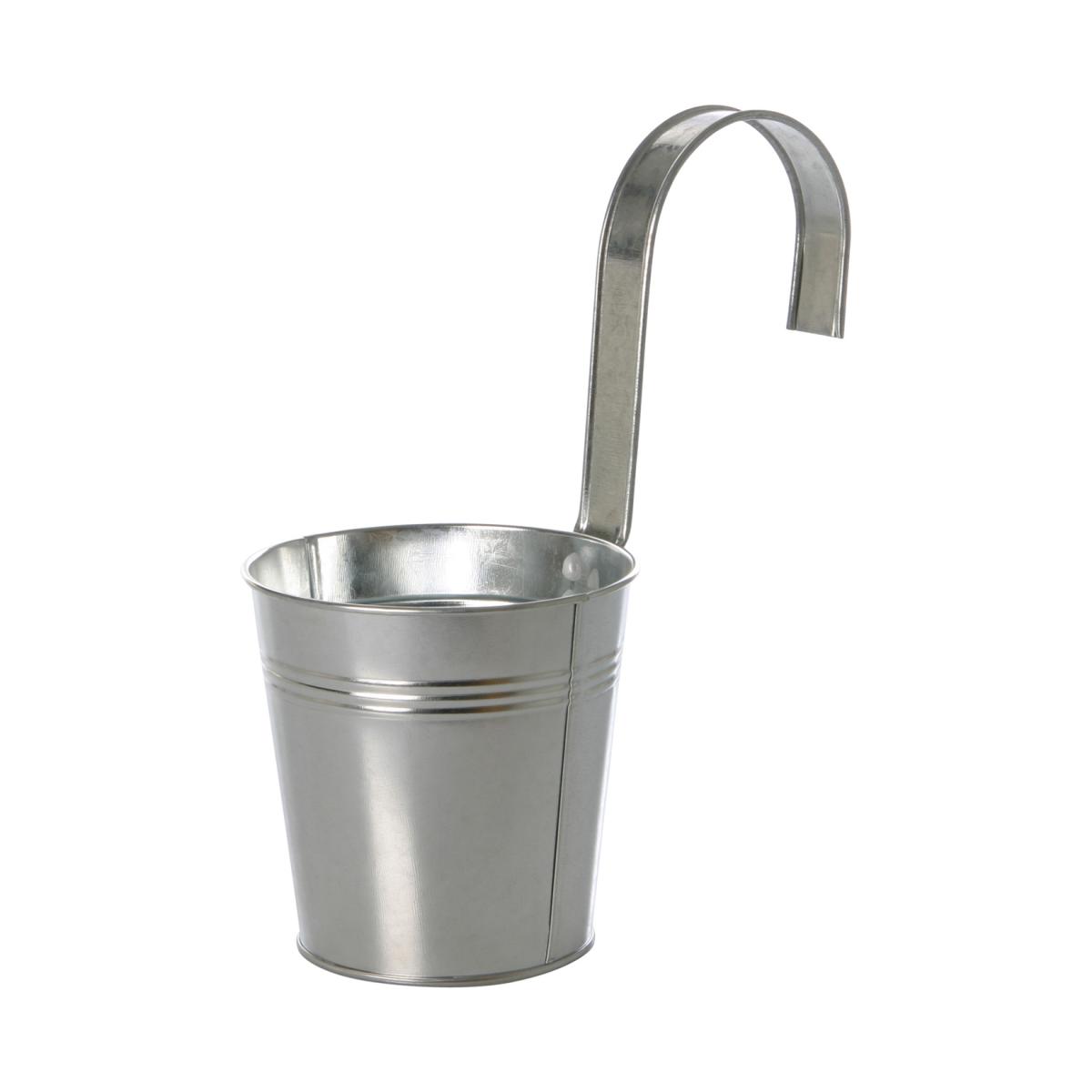 Blech-Hängetopf Zinkoptik