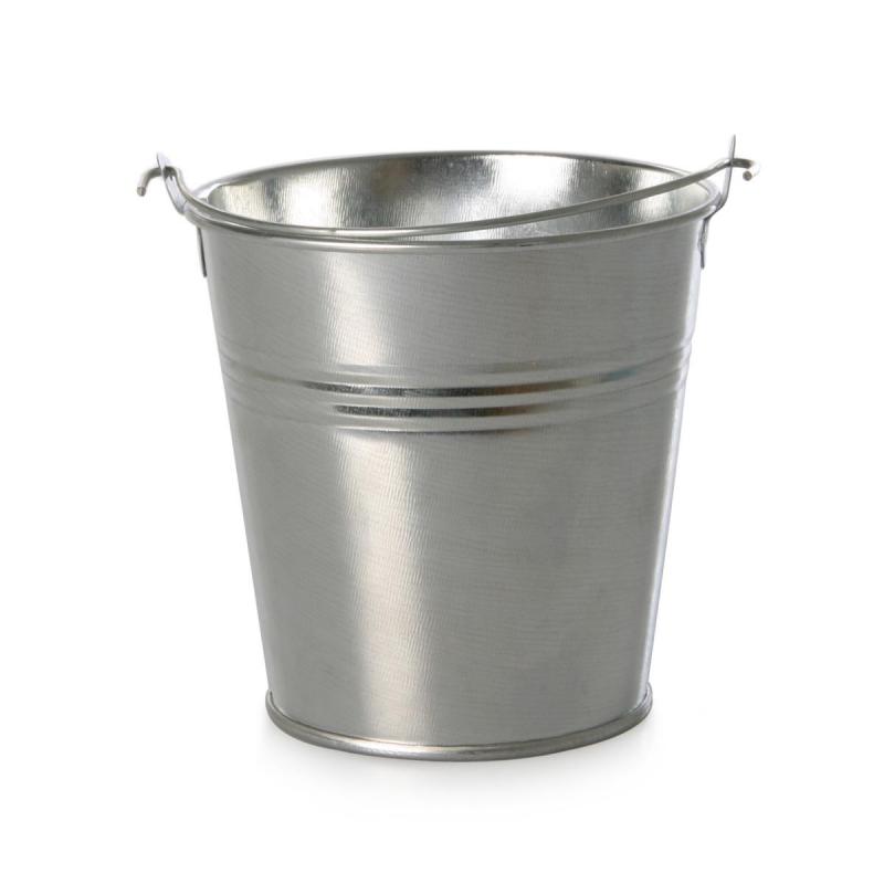 Blech-Eimer m. Henkel Zinkoptik