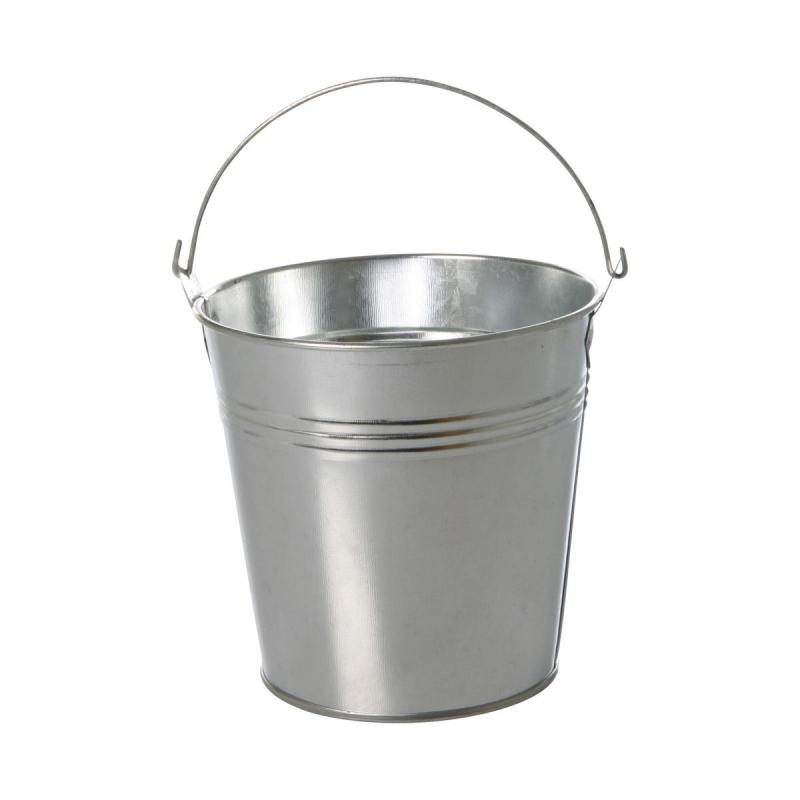 Blech-Eimer m. Henkel Zinkoptik