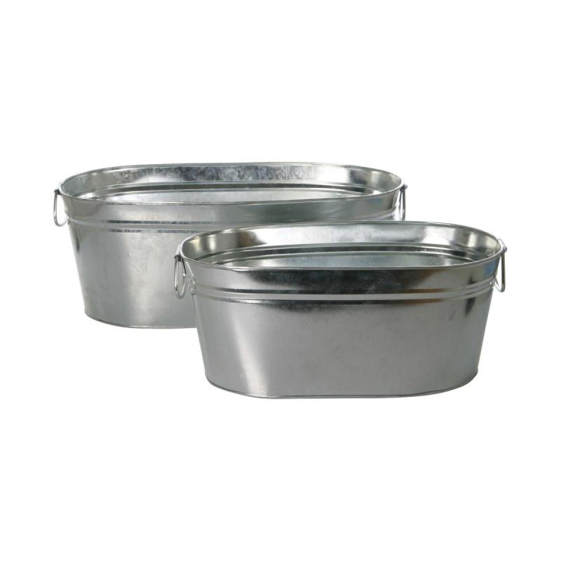 Zink-Wanne m. Henkel