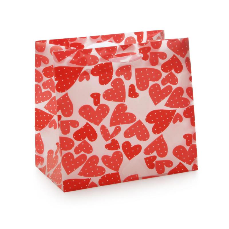 Pflanzentüte Herzmuster