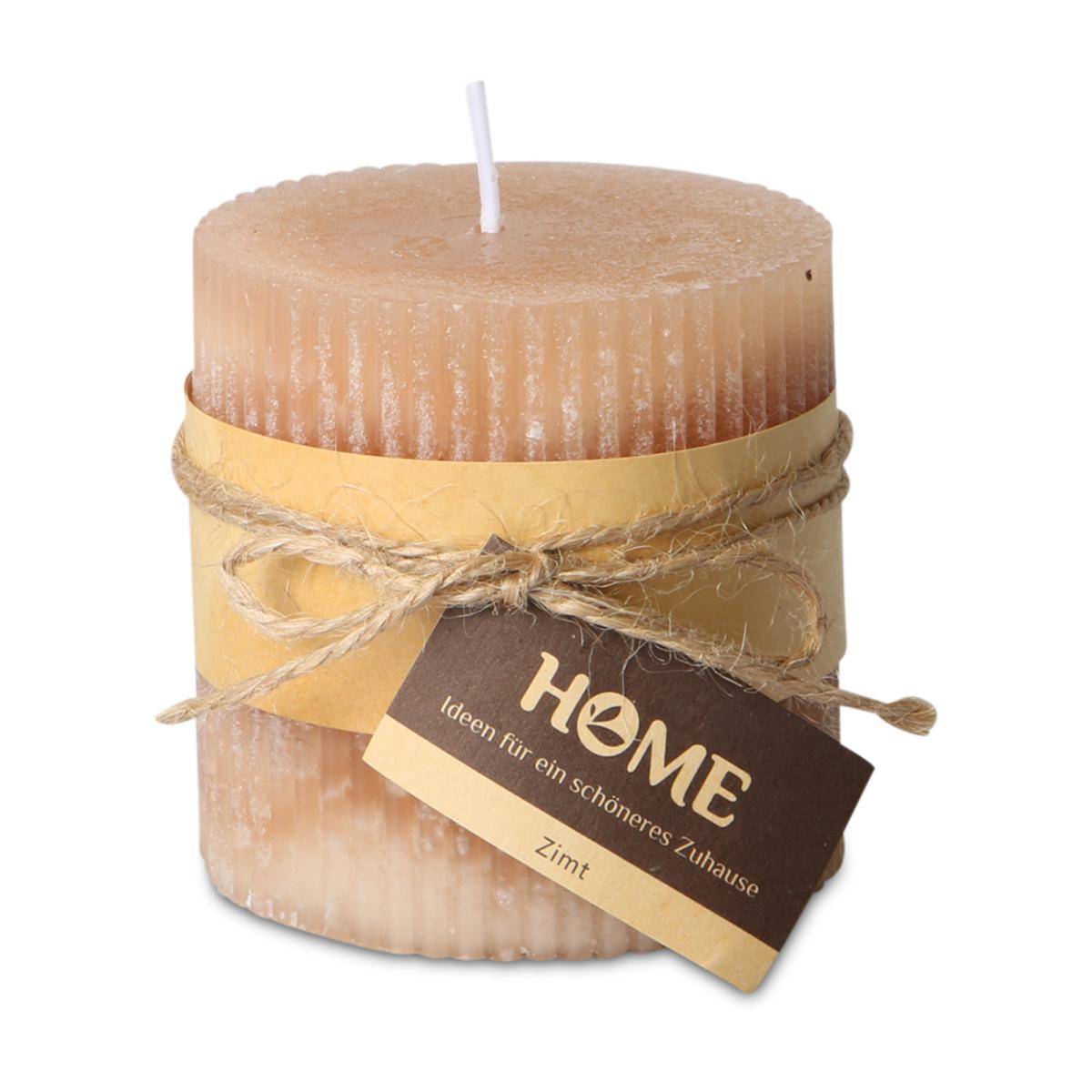 Duftkerze gerillt - Zimt