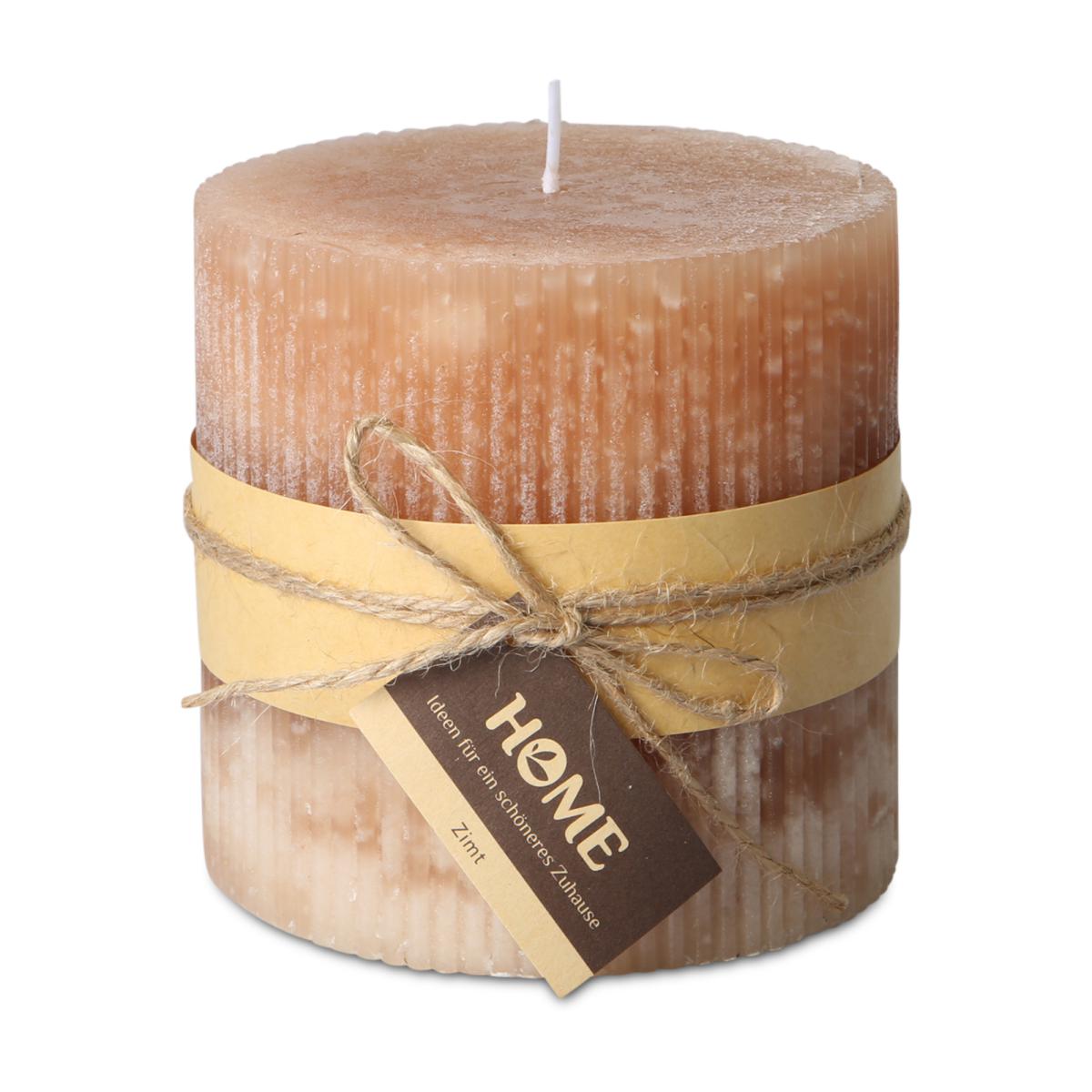 Duftkerze gerillt - Zimt