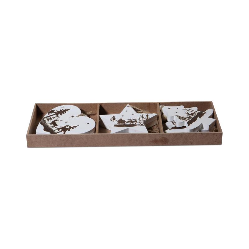 Baum/Stern/Herz Form mit Muster