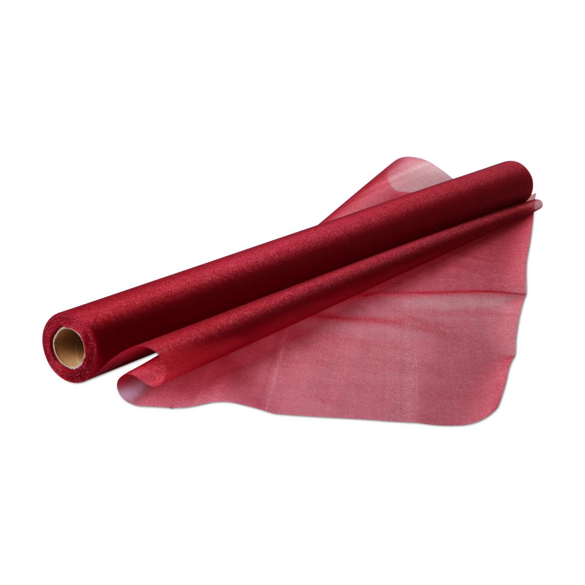 Organza 70cm bordeaux
