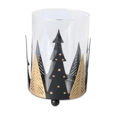 Windlicht mit Tannenbaum