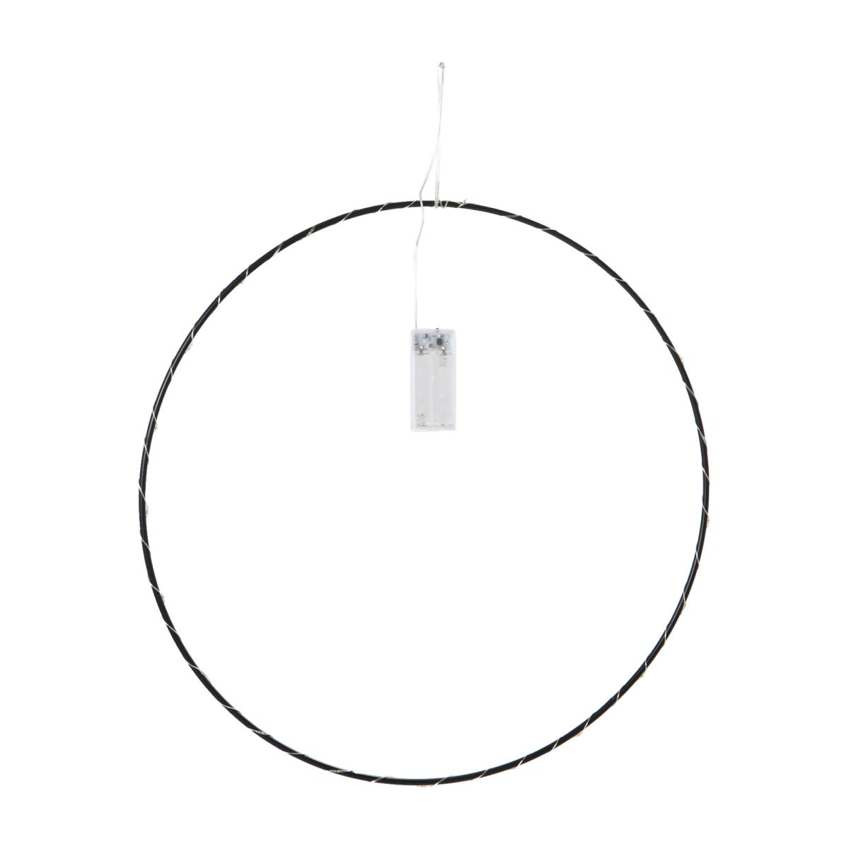 Metallring mit LED - Schwarz