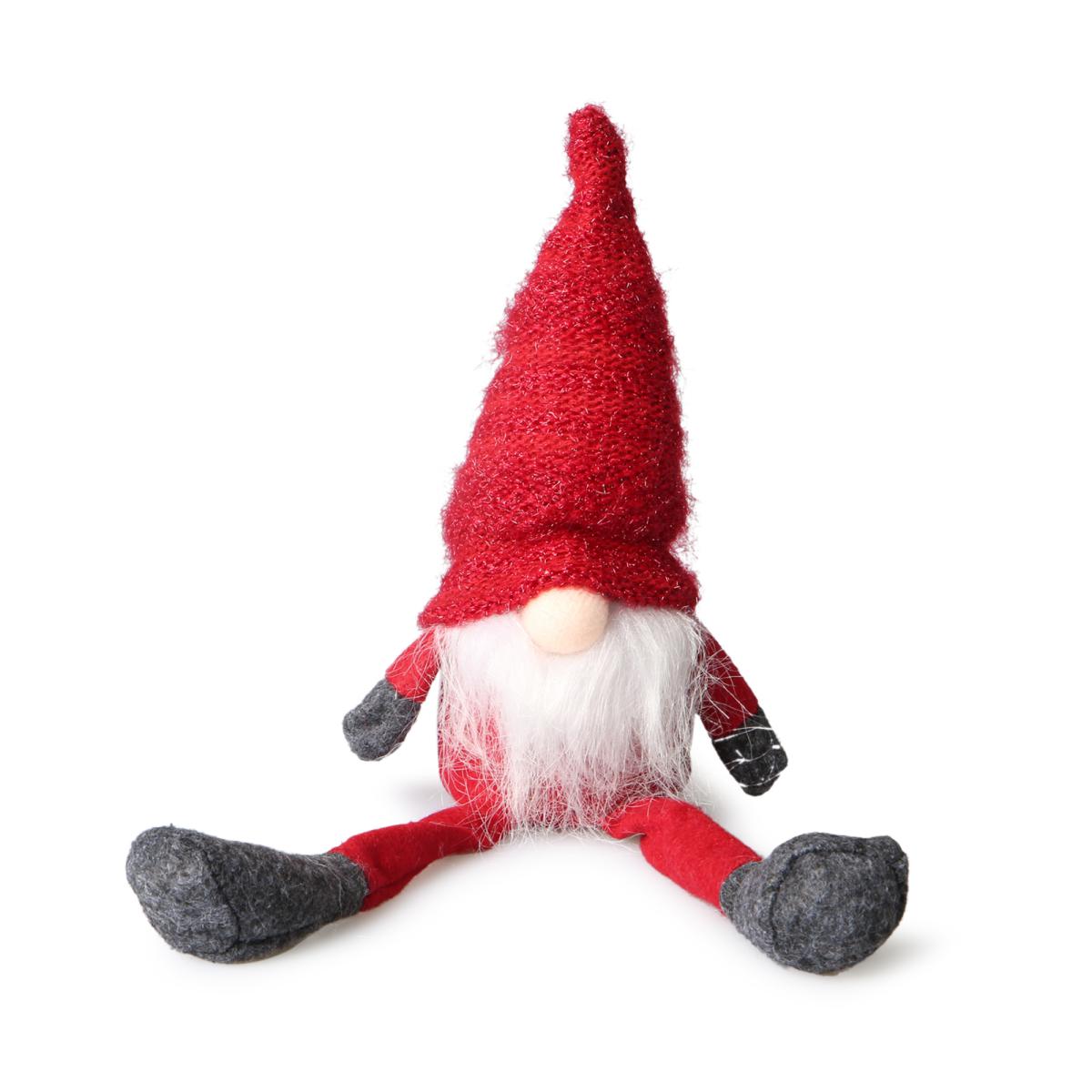 Wichtel mit Hut - weinrot