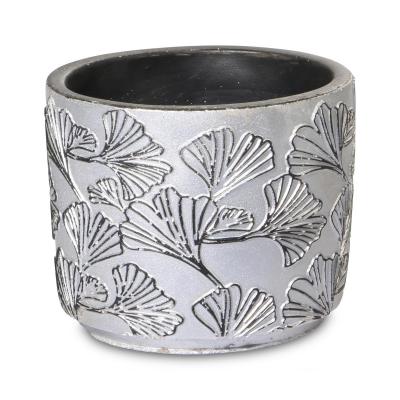 Keramiktopf rund mit Muster