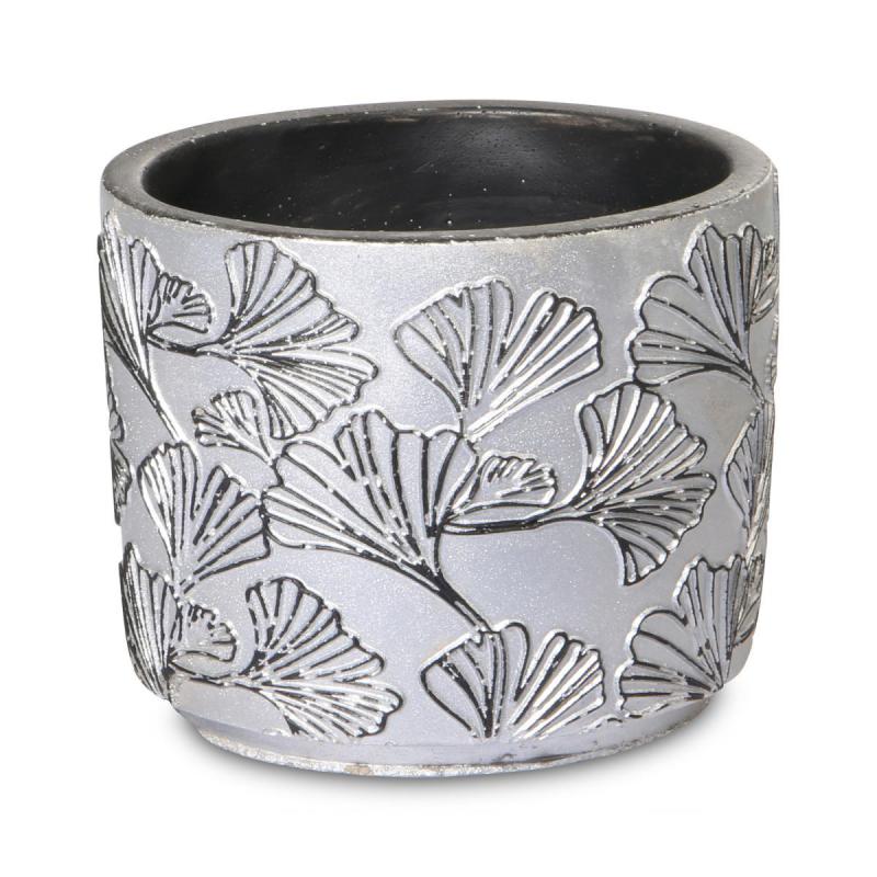 Keramiktopf rund mit Muster