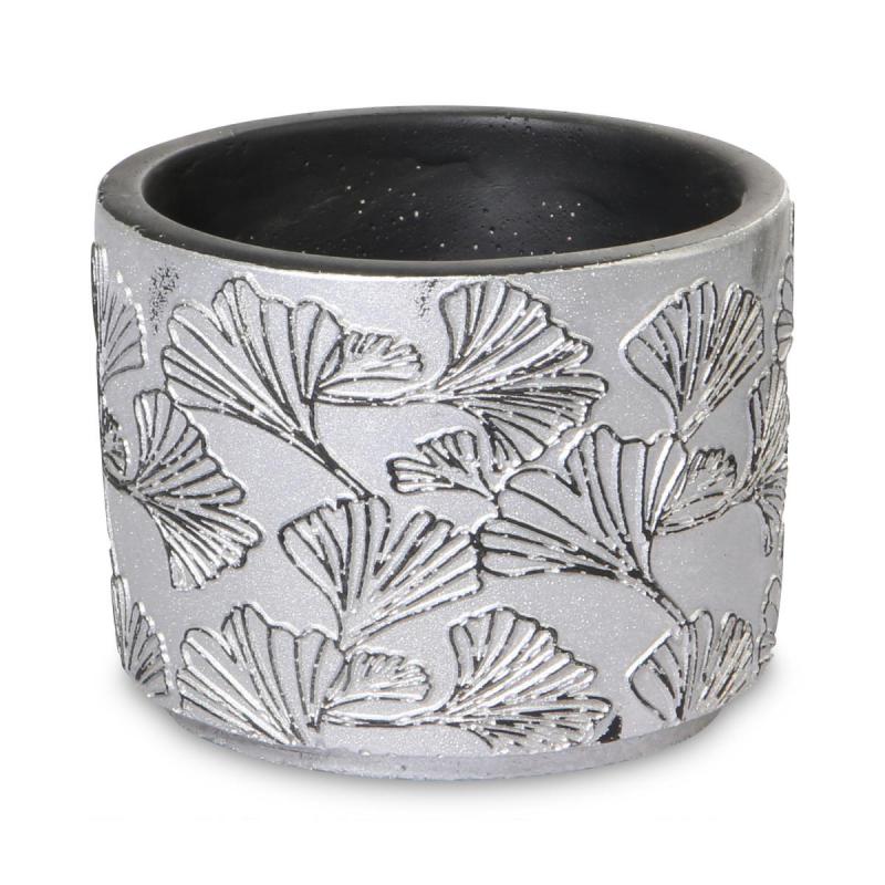 Keramiktopf rund mit Muster