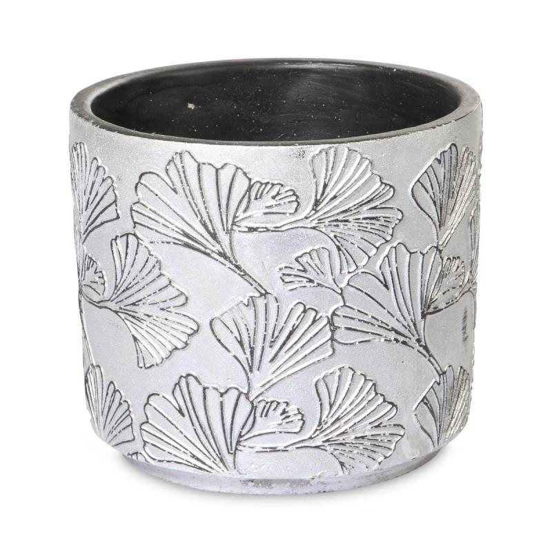 Keramiktopf rund mit Muster