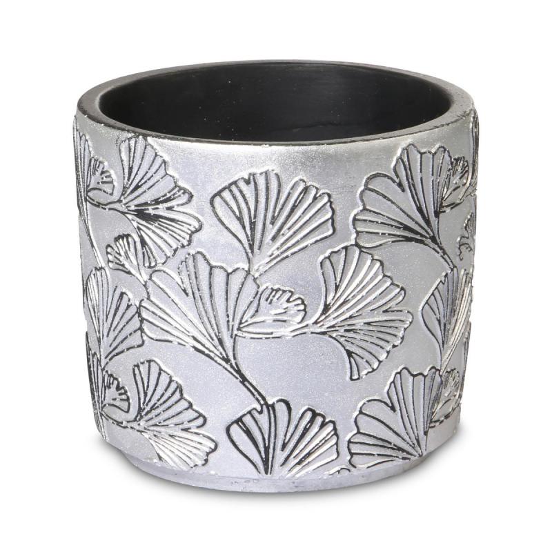 Keramiktopf rund mit Muster