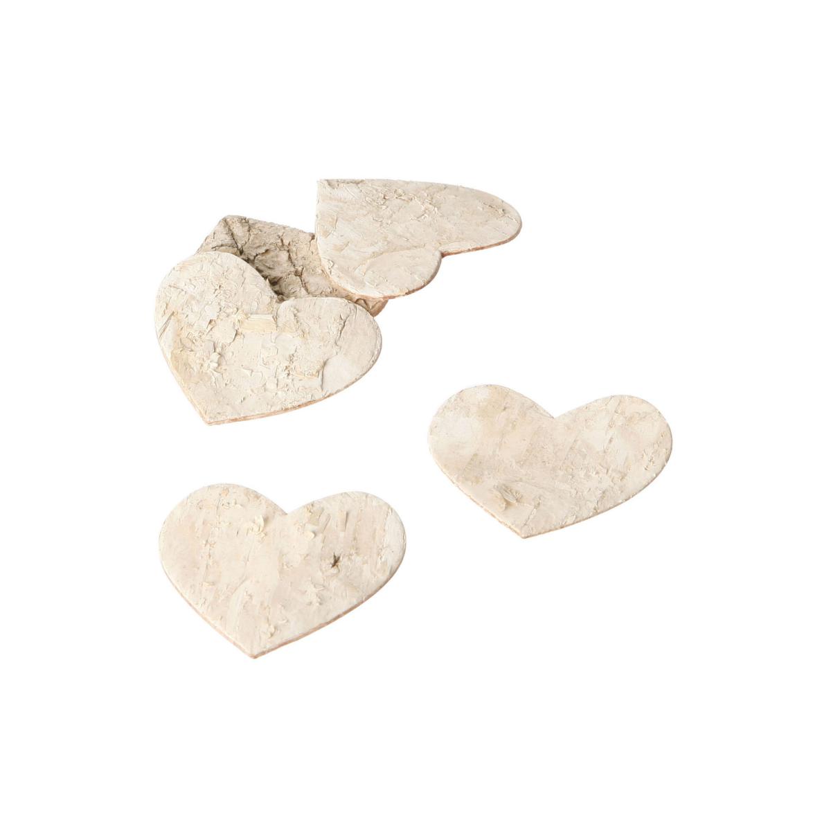 Birkenstreuteile Herz