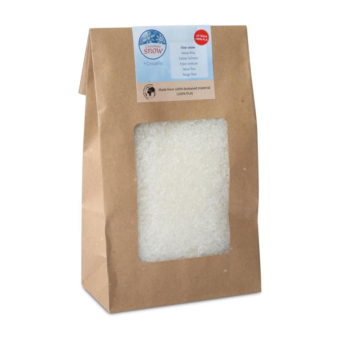 Schnee weiß biologisch abbaubar