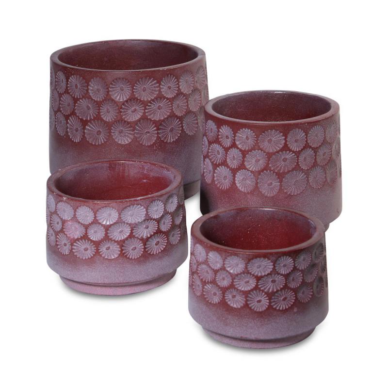 Topf mit Wabenmuster